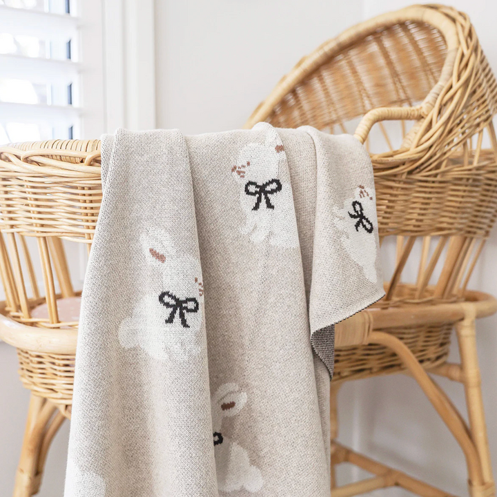Baby Bunny Blanket - Natural