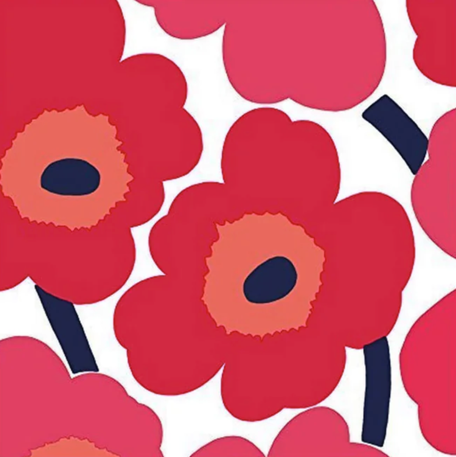 Marimekko Lunch Napkins - Unikko Red