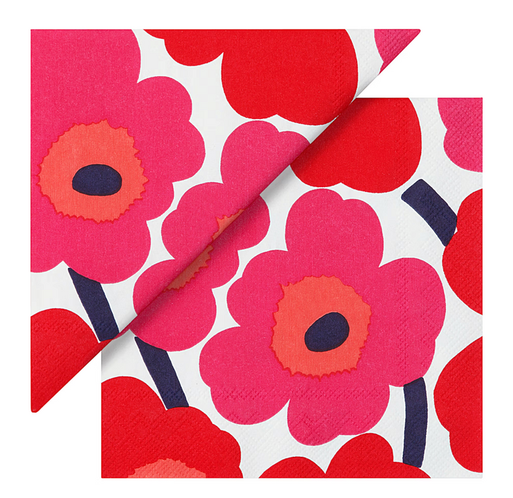 Marimekko Lunch Napkins - Unikko Red