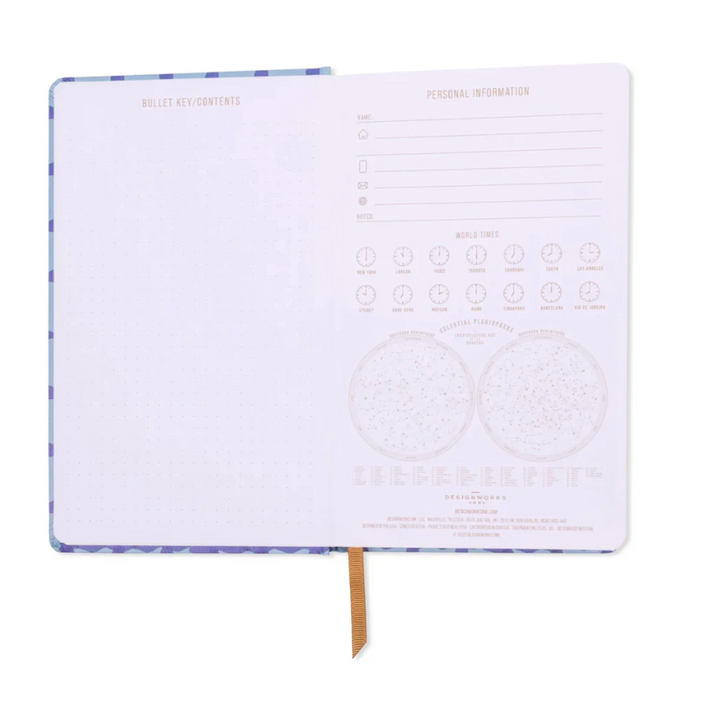 Small Journal - Blue Lattice