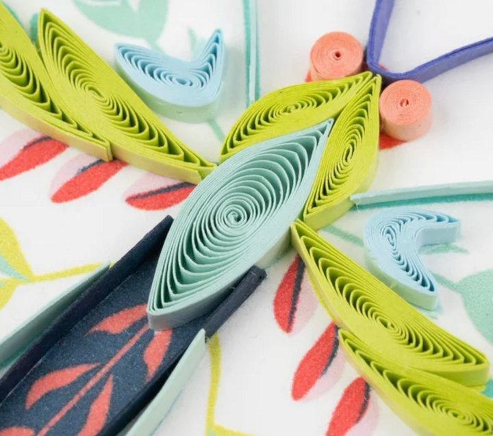 Quilling Card - Floral Butterfly
