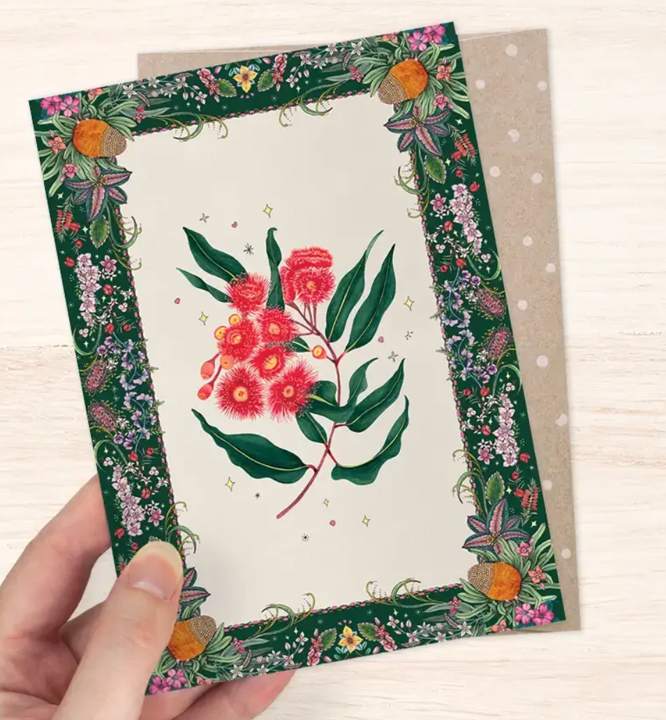 Earth Greeting - Blossoming Eucalypt