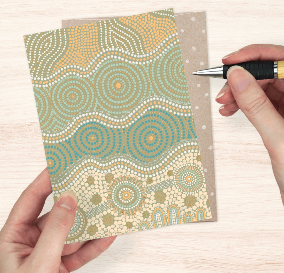 Earth Greetings Card - Travelling our Land