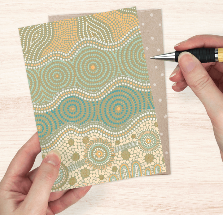 Earth Greetings Card - Travelling our Land
