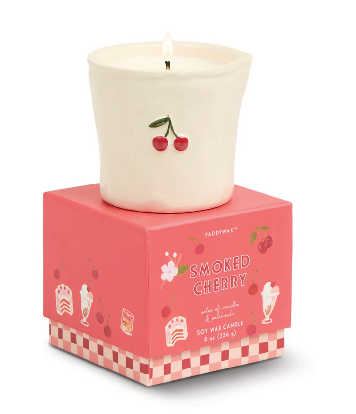 Bistro Ceramic Candle - Smoked Cherry