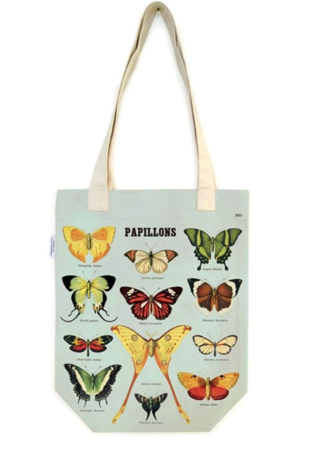 Vintage Butterflies Tote Bag