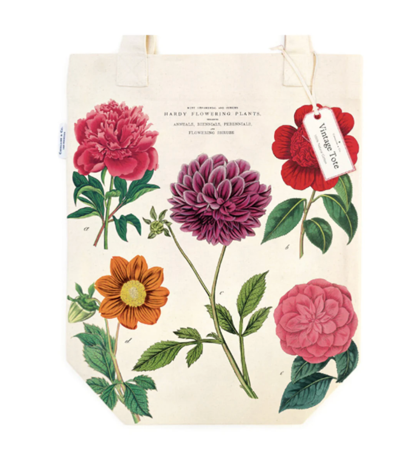 Vintage Botanica Tote Bag