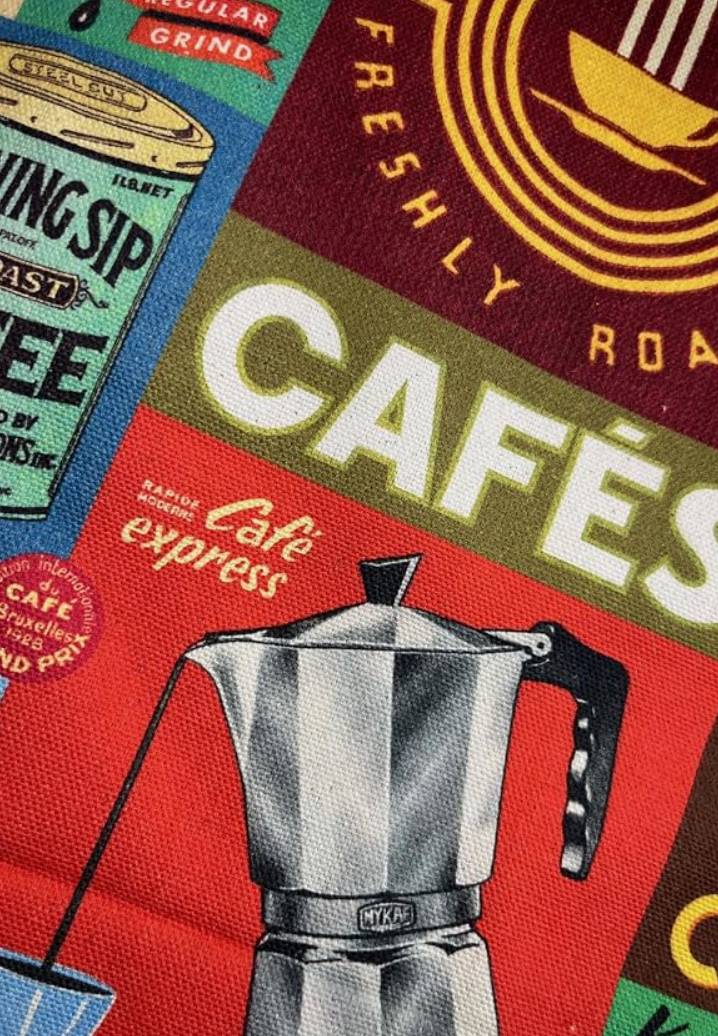 Vintage Coffee Tote Bag