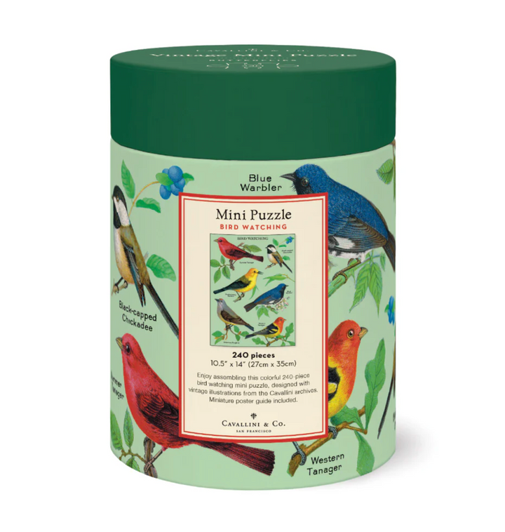 Cavallini & Co. 240 Mini Piece Puzzle - Bird Watching