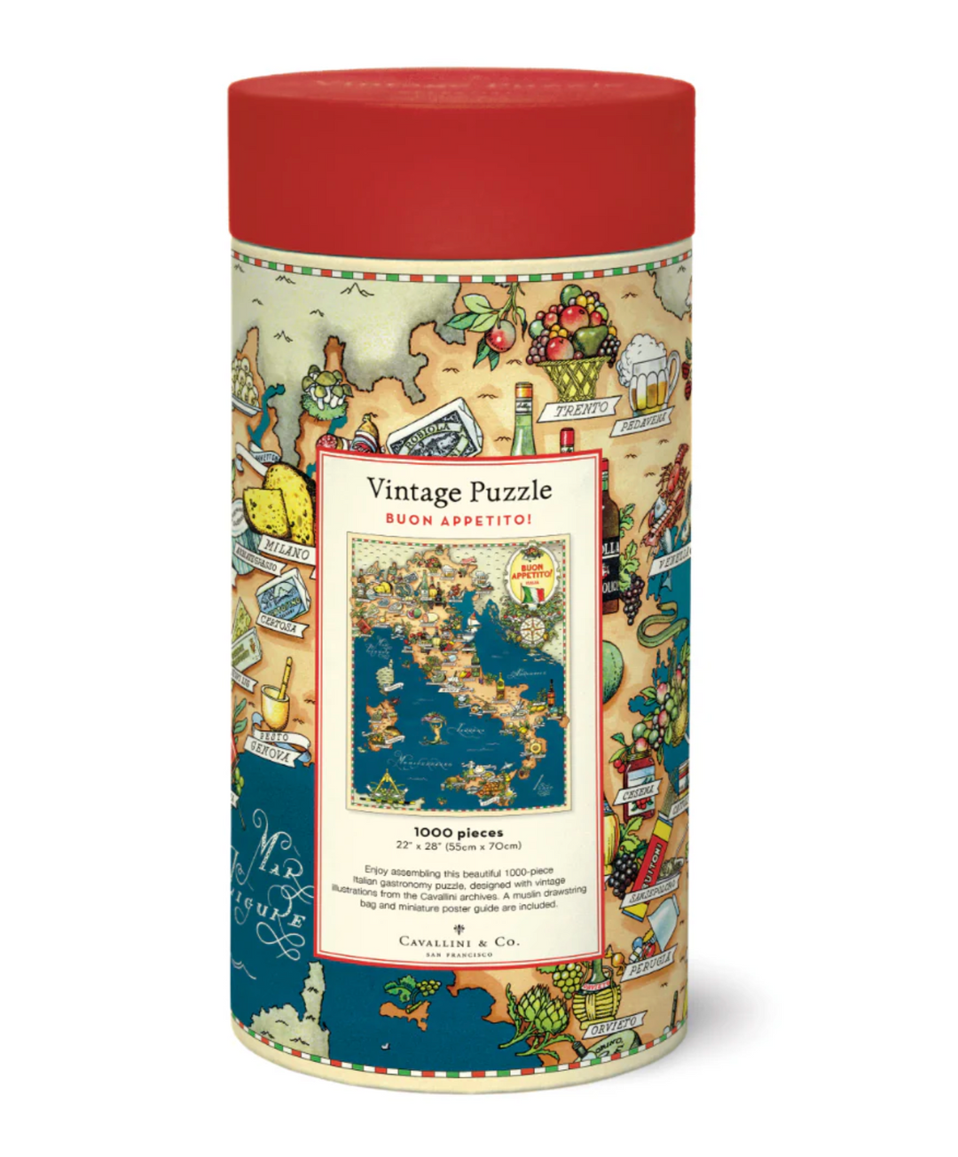 Cavallini & Co. 1000 Piece Puzzle - Buon Appetito