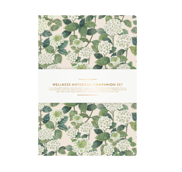 Bespoke Letterpress - Wellness Notebook Companion Set (Set of 4)