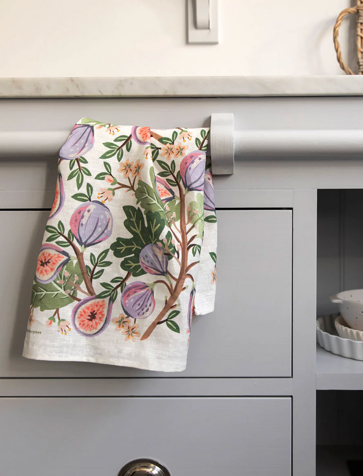 Bespoke Linen Tea Towel - Figs