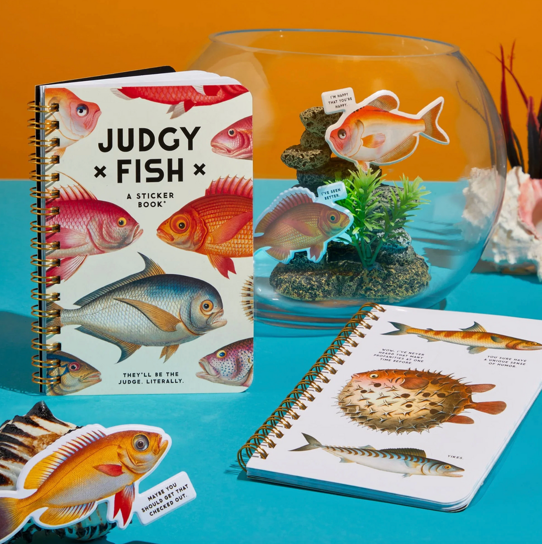 Sticker Book - Judgy Fish