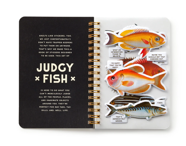 Sticker Book - Judgy Fish
