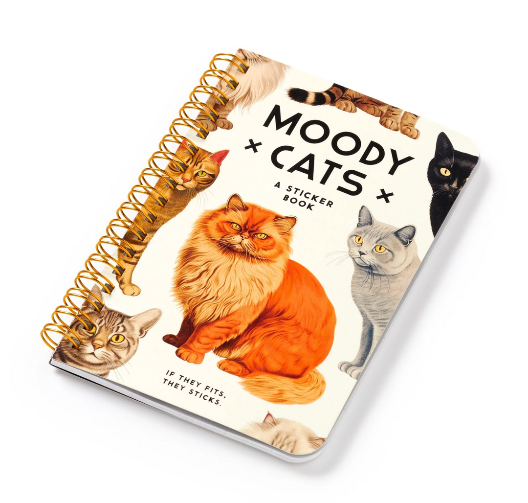 Sticker Book - Moody Cats