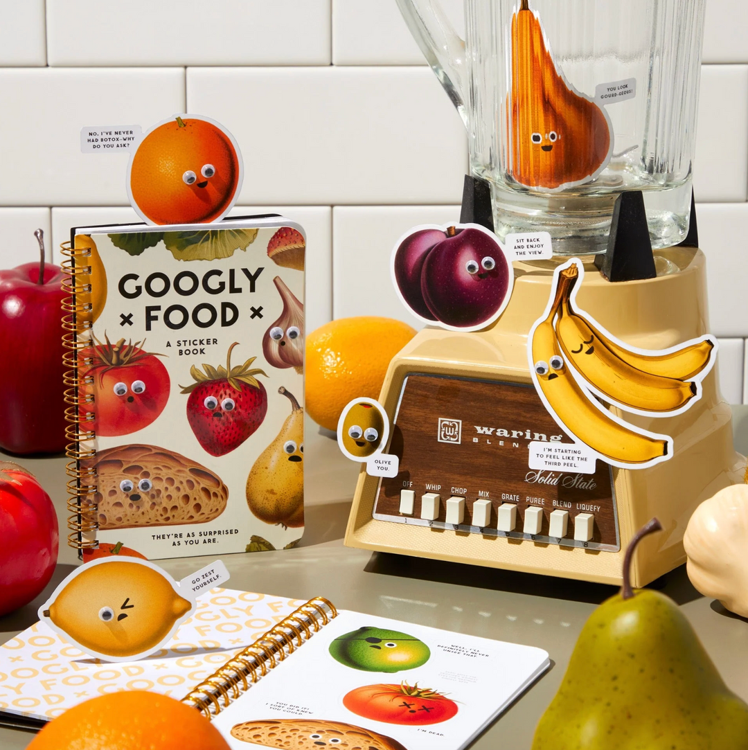Sticker Book - Googly Food