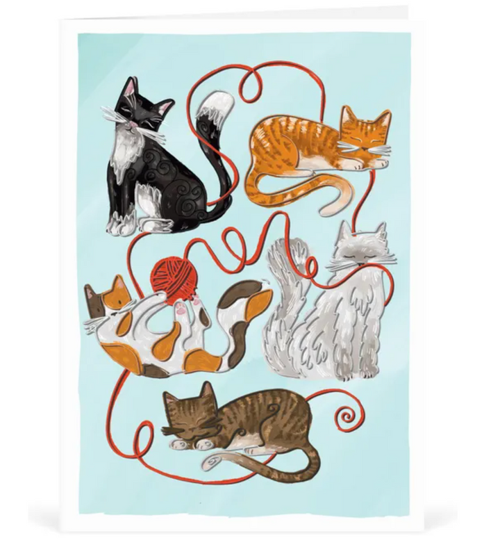 Origamo Quilling Greeting Card - Cats