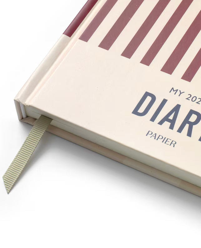 2027 Hardcover Weekly Diary - Italian Stripes