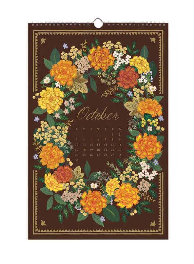 2027 Wall Calendar - Botanical Garden