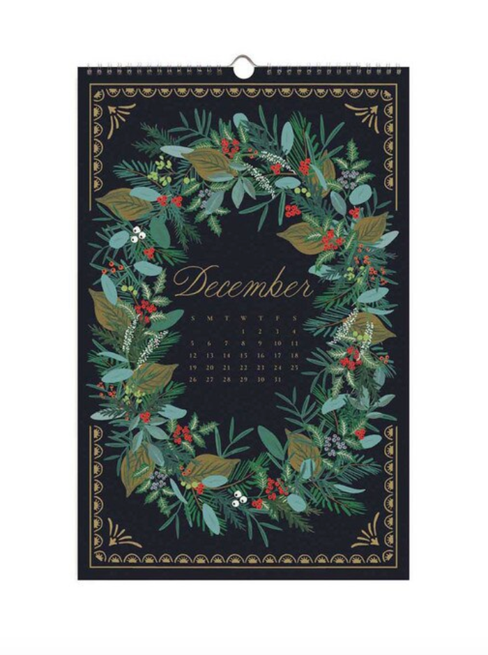 2027 Wall Calendar - Botanical Garden