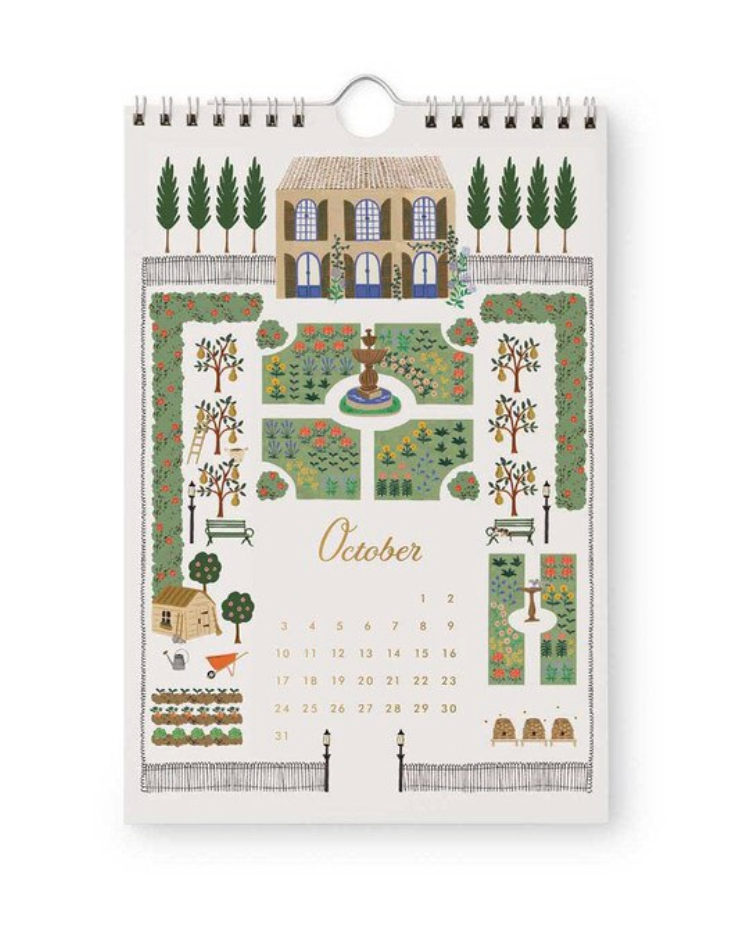 2027 Kitchen Calendar - Garden Study