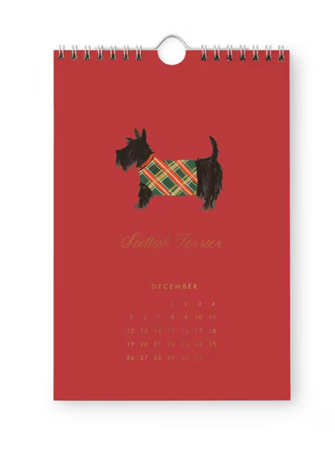 2027 Kitchen Calendar - Dog of the Month