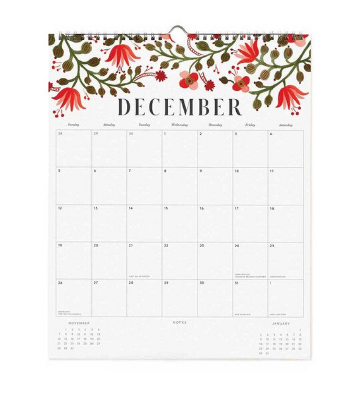 2027 Appointment Calendar - Floral