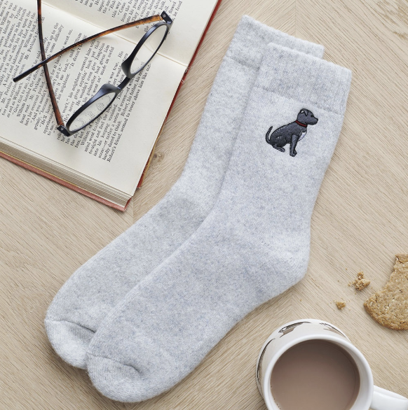 Sweet William Wool Socks - Staffie