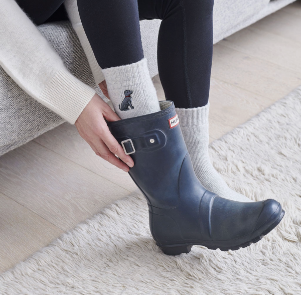 Sweet William Wool Socks - Staffie