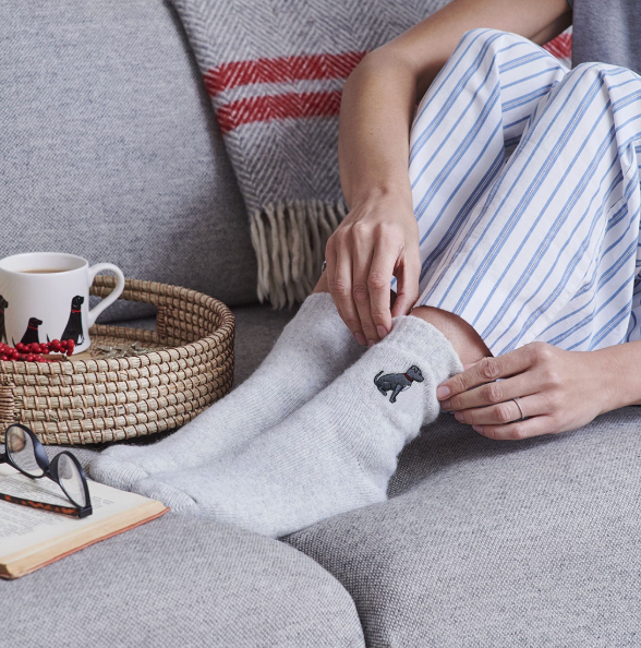 Sweet William Wool Socks - Staffie