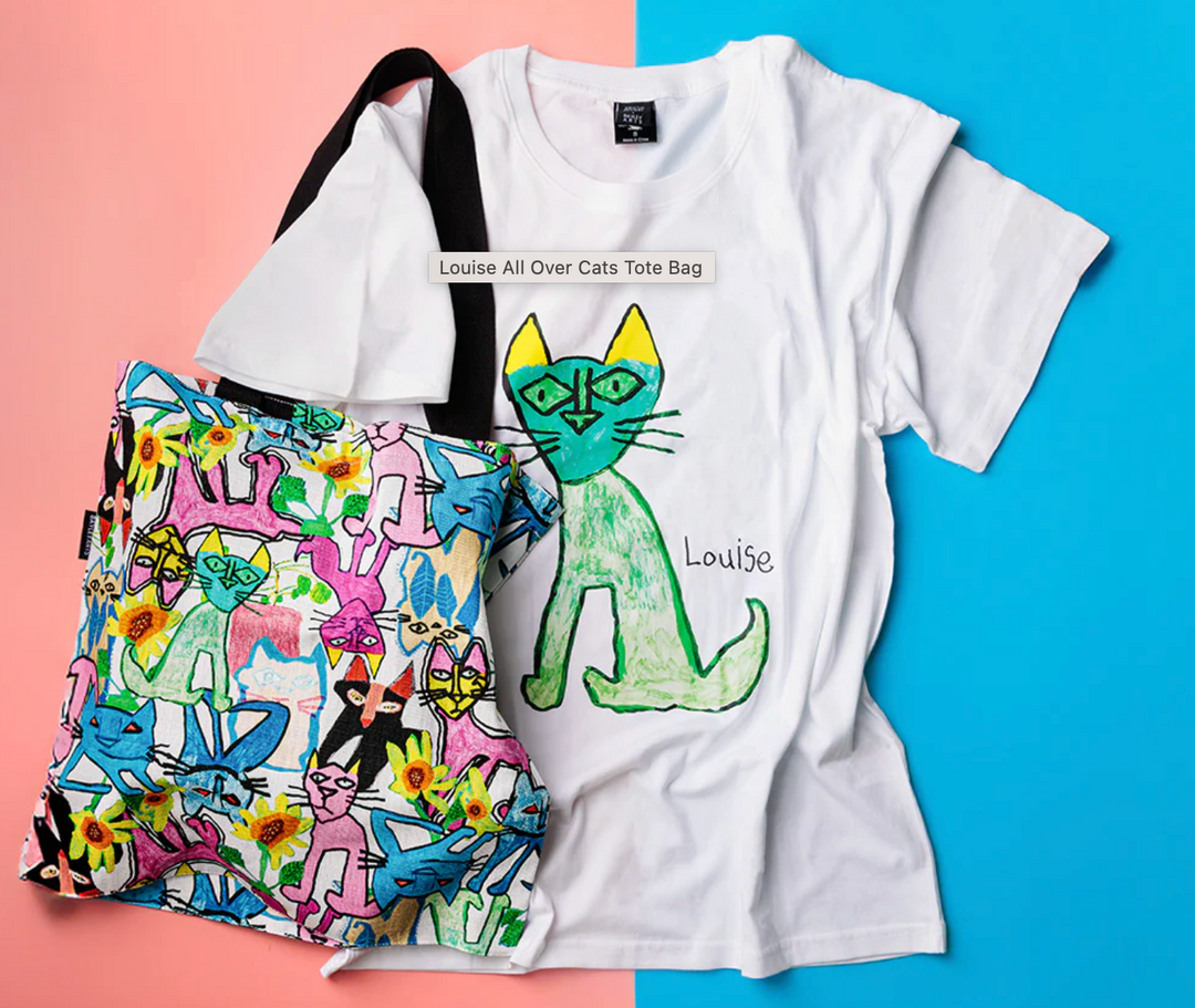 Bayley Arts Cotton Tote Bag - Louise