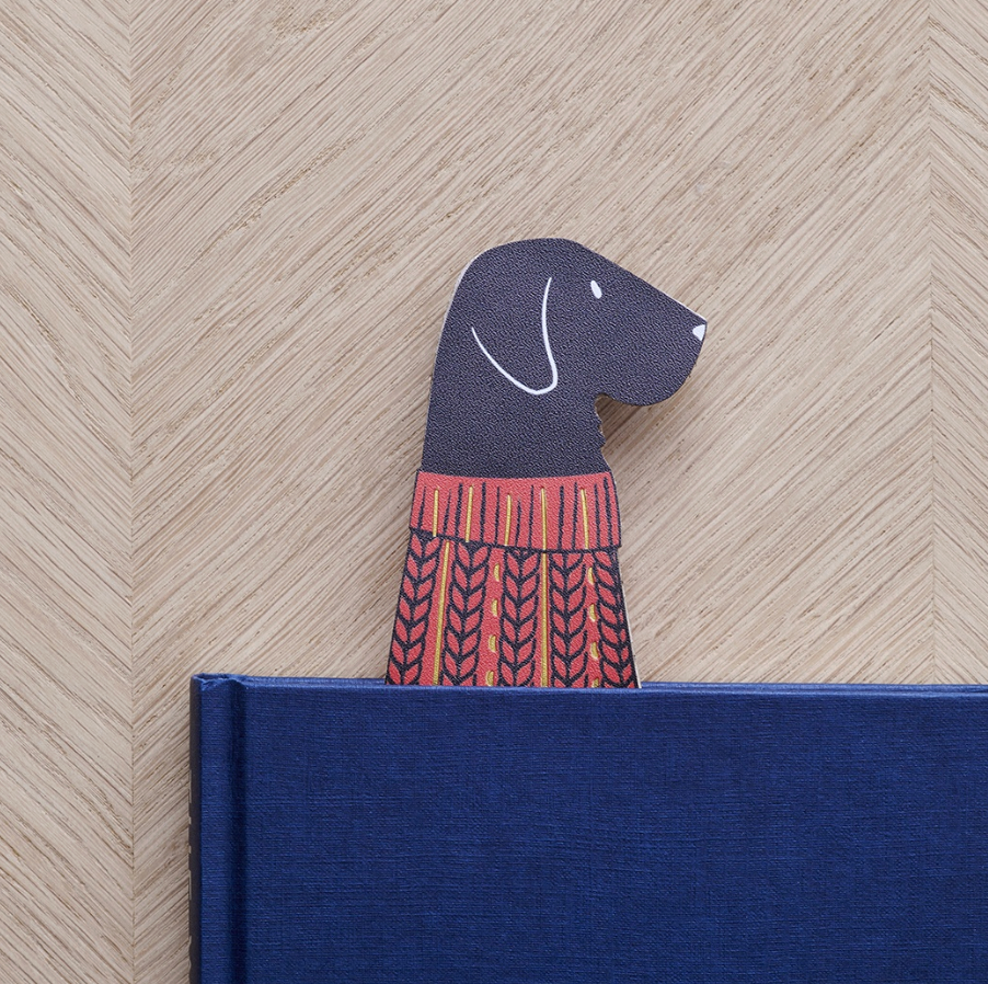 Sweet William Bookmark - Black Labrador
