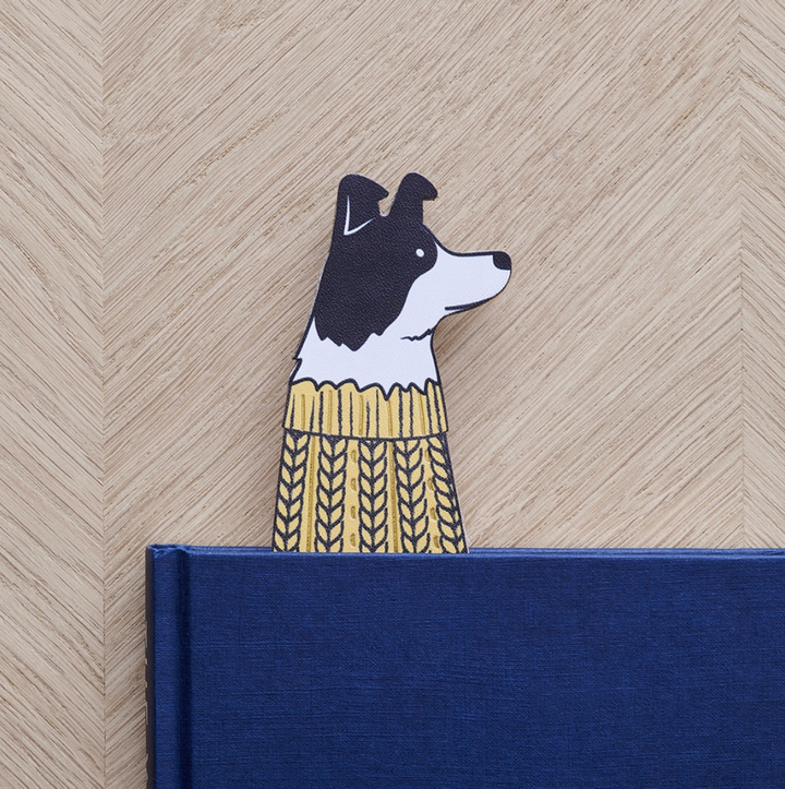 Sweet William Bookmark - Border Collie