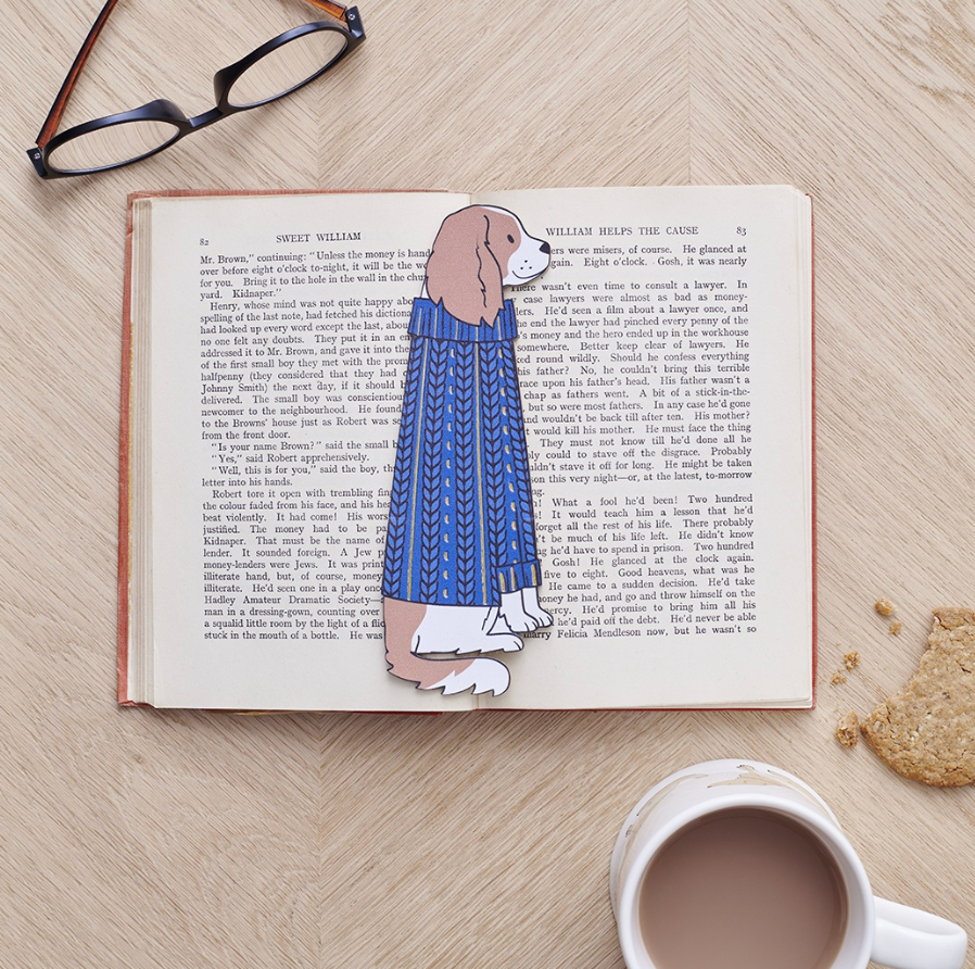 Sweet William Bookmark - King Charles Cavalier