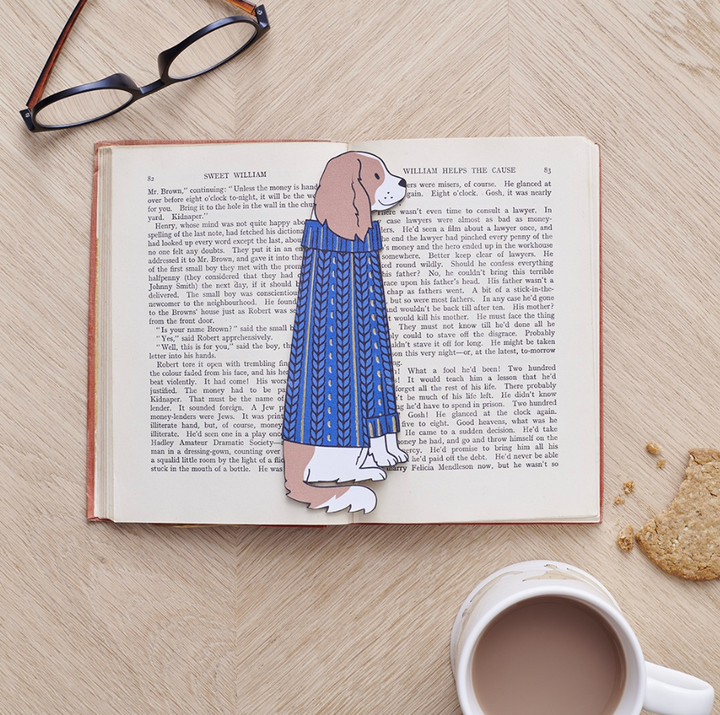 Sweet William Bookmark - King Charles Cavalier