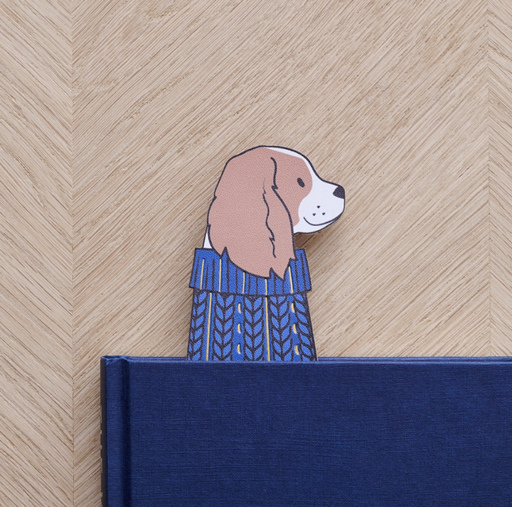 Sweet William Bookmark - King Charles Cavalier