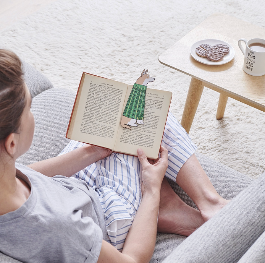 Sweet William Bookmark - Corgi