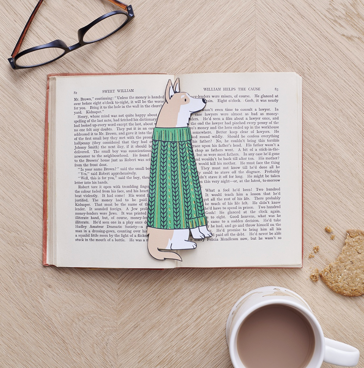 Sweet William Bookmark - Corgi