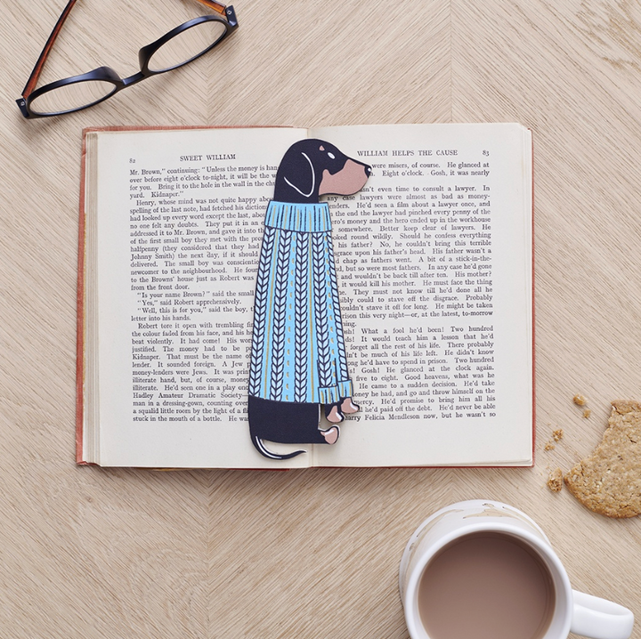 Sweet William Bookmark - Dachshund