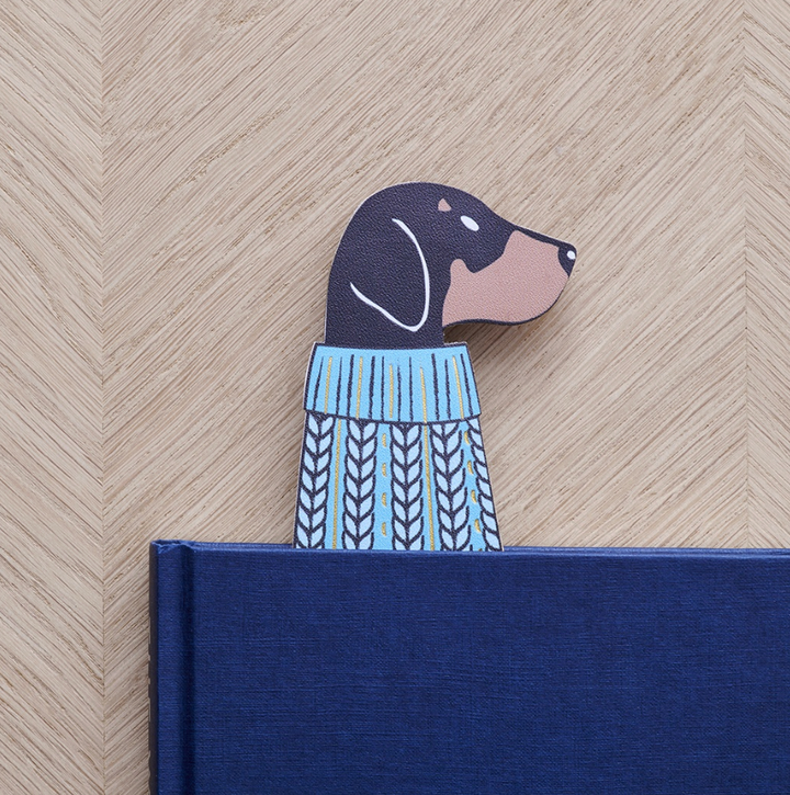 Sweet William Bookmark - Dachshund