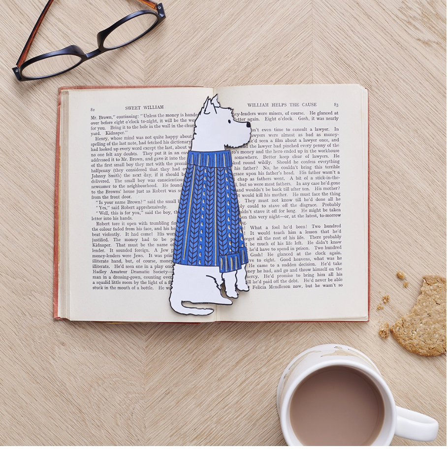 Sweet William Bookmark - Westie