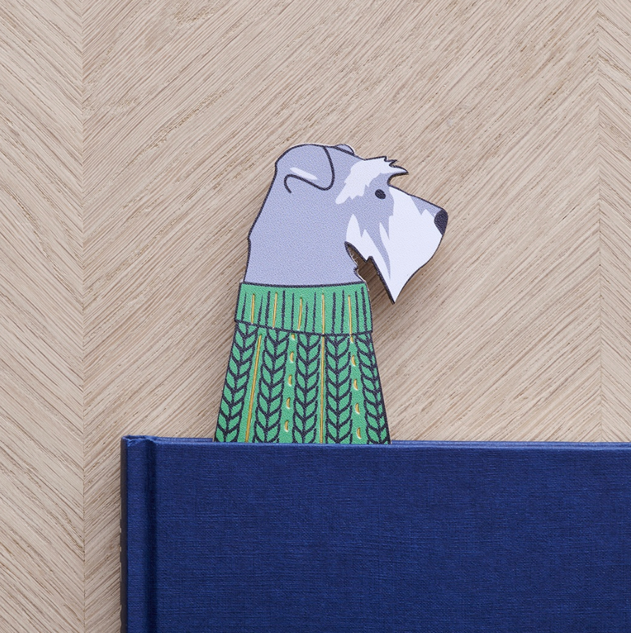Sweet William Bookmark - Schnauzer