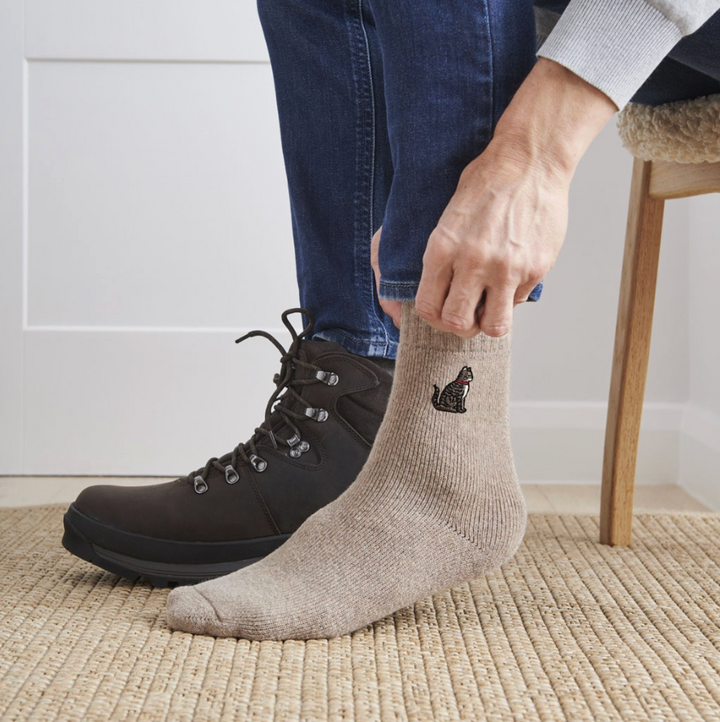Sweet William Wool Socks - Tabby