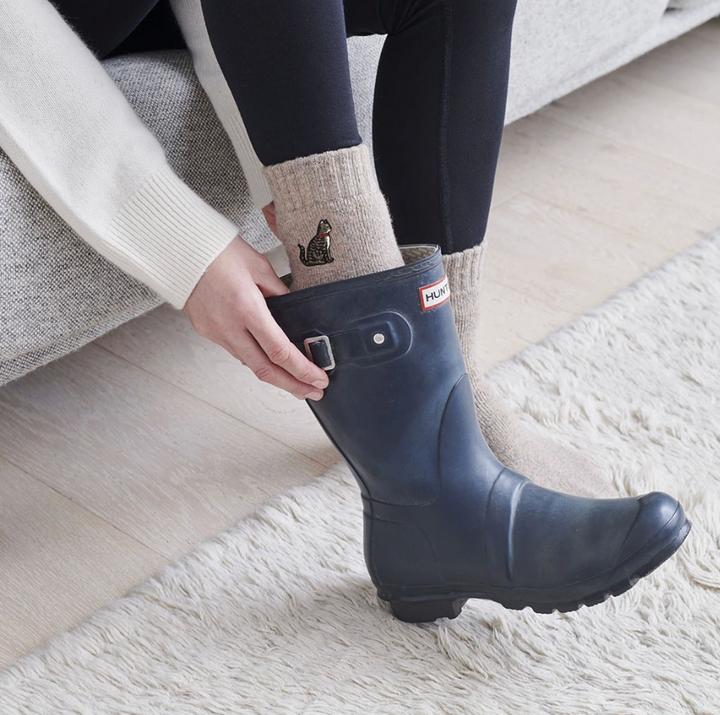 Sweet William Wool Socks - Tabby