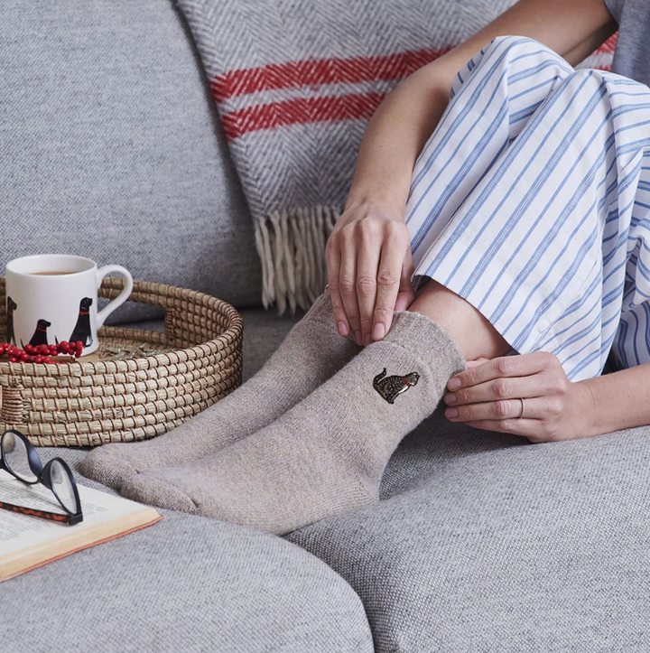Sweet William Wool Socks - Tabby