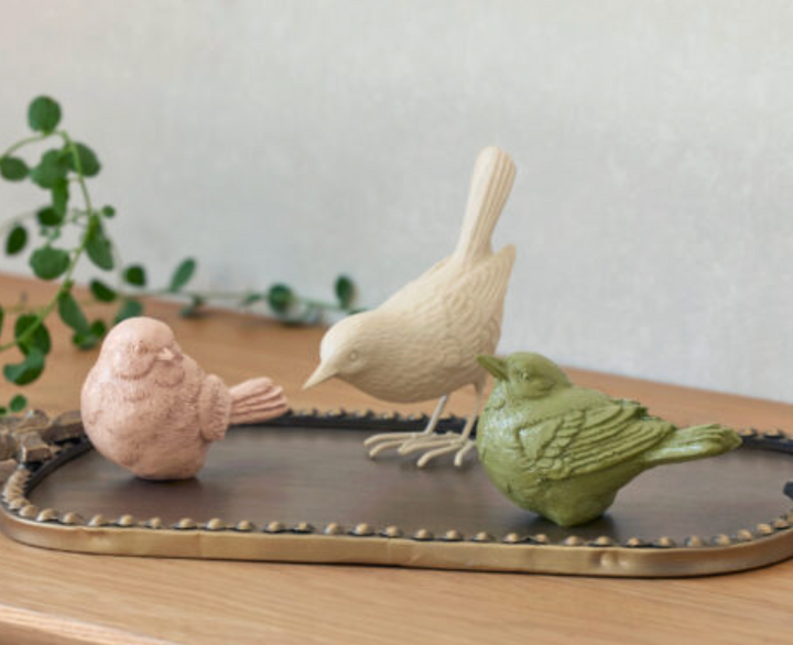 Finchy Sculpture - Olive