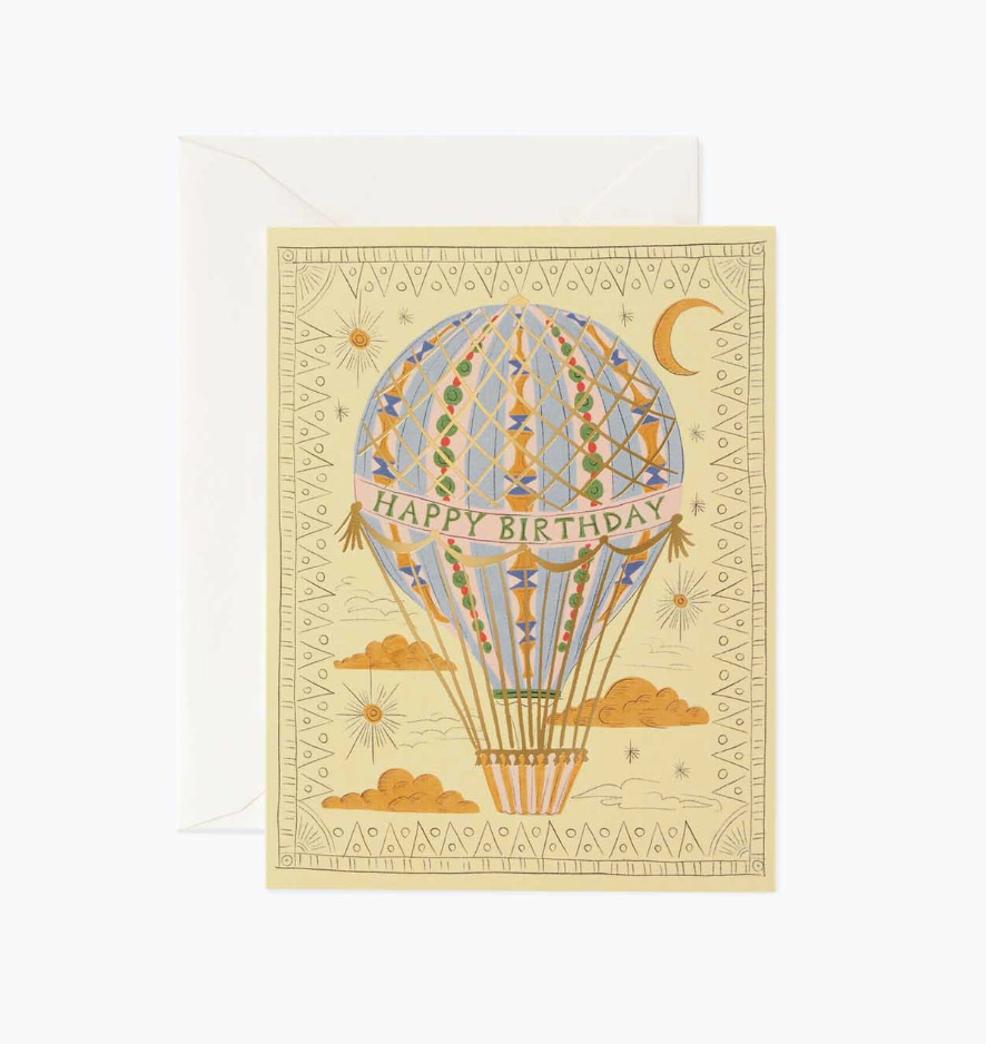 Rifle Paper Co. Card - Hot Air Balloon Birthday