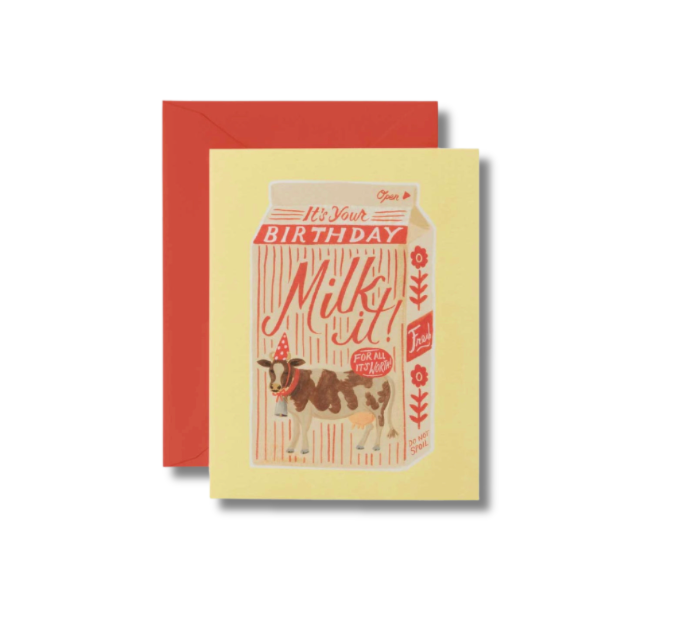 Rifle Paper Co. Card - Milk It Birthday
