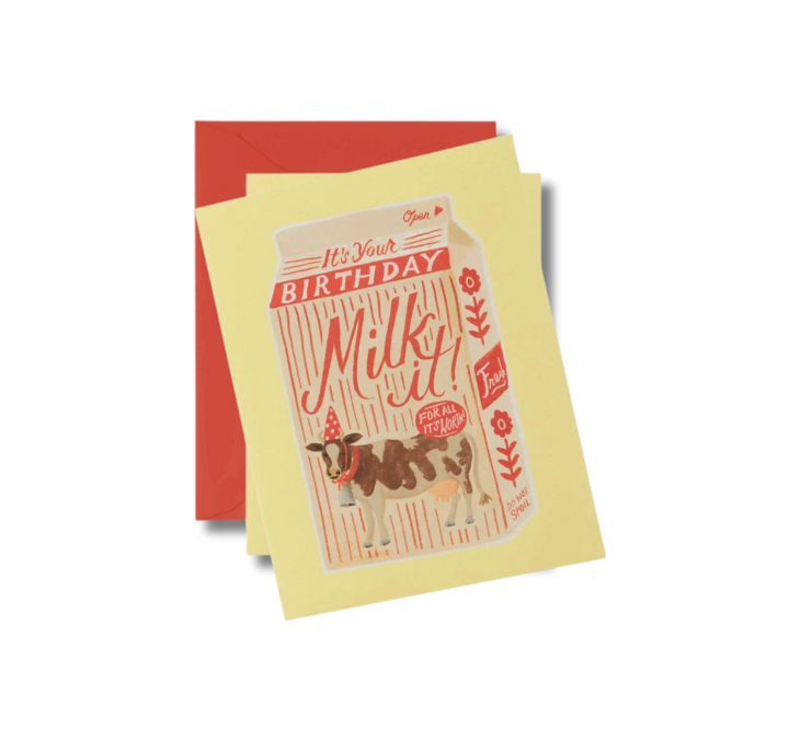Rifle Paper Co. Card - Milk It Birthday