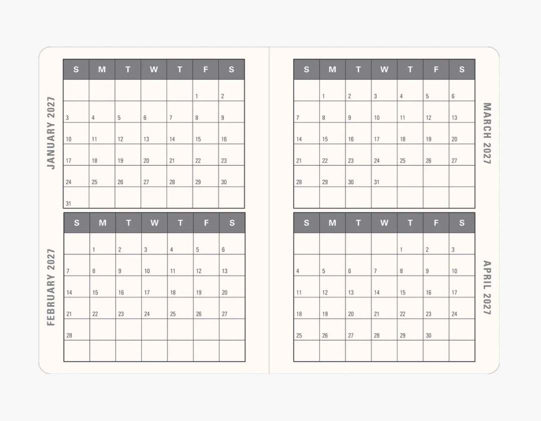 Peter Pauper Press 2027 Weekly Planner - Watercolor Treescape